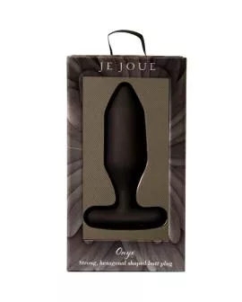 Je Joue Onyx - Anal Plug Vibrator Schwarz