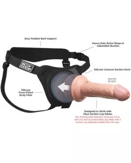 PIPEDREAMS Body Dock Elite-Gurt - Erotik-Harness