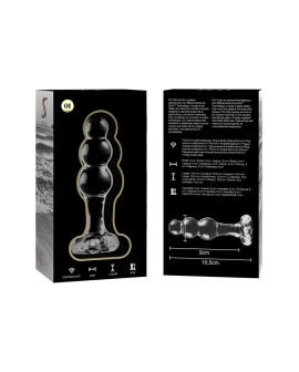 Nebula Series by Ibiza - Modell 1 Glasstecker Transparent 10,5 cm