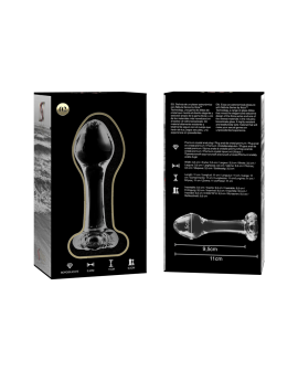 Nebula Series Ibiza Modell 2 - Analplug Borosilikatglas 11cm