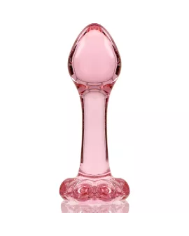 Nebula Series by Ibiza - Modell 2 Analplug Borosilikatglas rosa 11 cm
