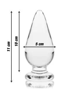 Nebula by Ibiza Modell 4 - Analplug Borosilikatglas klar 11cm