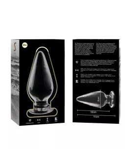 Nebula by Ibiza Modell 4 - Analplug Borosilikatglas klar 11cm