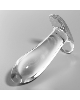 Nebula Series by Ibiza - Modell 5 Analplug Glas Klar 12,5 cm Ø 3,5 cm