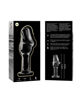 Nebula Series by Ibiza - Analplug Modell 6 Borosilikatglas 12,5 cm