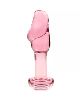 Ibiza Nebula Modell 6 - Rosa Borosilikat-Analplug 12,5 cm - Ø 4 cm