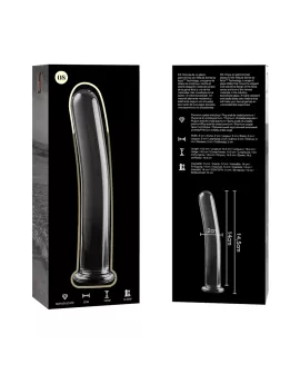 Nebula Series by Ibiza - Modell 8 Dildo Borosilikatglas Klar 14,5 cm