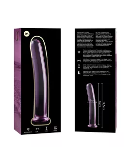 Nebula Series by Ibiza - Modell 8 Dildo Borosilikatglas Rosa 14,5 cm Ø 2 cm