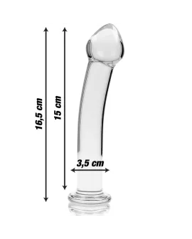 Nebula Series by Ibiza - Modell 11 Dildo Glas Klar 16 cm Ø 3 cm