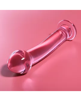 Nebula Series by Ibiza - Modell 11 Dildo Borosilikatglas Rosa 16 cm