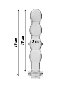 Nebula Series by Ibiza - Modell 10 Dildo Glas Klar 16,5 cm