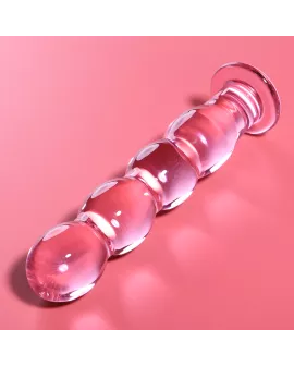 Nebula Series by Ibiza Modell 10 - Rosa Dildo Borosilikatglas 16,5 cm