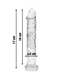 Nebula Series by Ibiza - Modell 12 Dildo Borosilikatglas Klar 17 cm Ø 3,5 cm