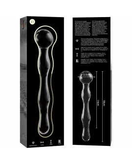 Nebula Series by Ibiza Modell 13 Dildo Borosilikatglas Klar 18 cm - Ø 3,5 cm