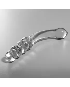 Nebula Series by Ibiza - Modell 14 Dildo Borosilikatglas Klar 18,5 cm Ø 3 cm