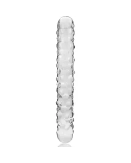 Ibiza Nebula Modell 15 Dildo - Glas Klar 18,5 cm - Ø 3 cm