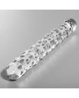 Ibiza Nebula Modell 15 Dildo - Glas Klar 18,5 cm - Ø 3 cm