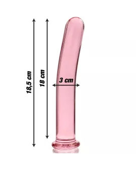 Nebula Series by Ibiza - Modell 17 Dildo Borosilikatglas Rosa 18,5 cm