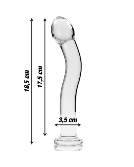 Nebula Series by Ibiza - Modell 18 Dildo Borosilikatglas Klar 18,5 cm
