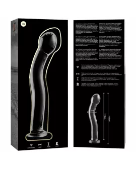 Nebula Series by Ibiza - Modell 18 Dildo Borosilikatglas Klar 18,5 cm