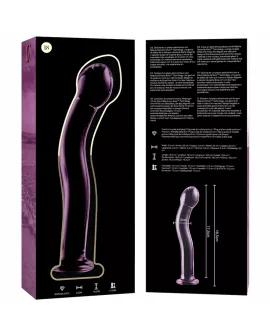 Nebula Series by Ibiza - Modell 18 Glas-Dildo Rosa 18,5 cm