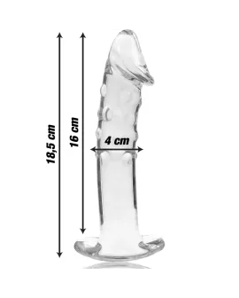 Nebula Series by Ibiza - Modell 19 Dildo Borosilikatglas Klar 18,5 cm - Ø 4 cm