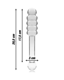 Nebula Series by Ibiza - Modell 20 Dildo Borosilikatglas Klar 20,5 cm