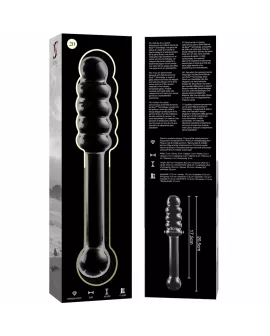 Nebula Series by Ibiza - Modell 20 Dildo Borosilikatglas Klar 20,5 cm