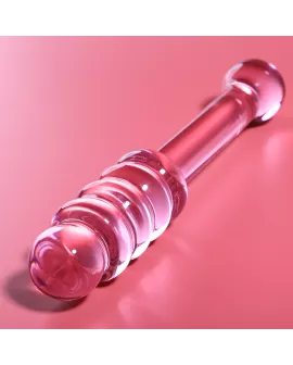 Nebula Series by Ibiza Modell 20 Dildo Borosilikatglas Rosa 20,5 cm - Ø 3 cm