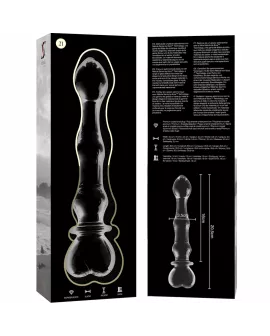 Nebula Series by Ibiza - Dildo Modell 21 Glas Klar 20,5 cm