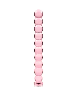 Ibiza Nebula Modell 22 Dildo - Borosilikatglas Rosa 21,5 cm