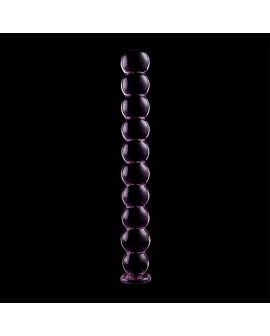 Ibiza Nebula Modell 22 Dildo - Borosilikatglas Rosa 21,5 cm