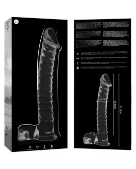 Nebula Series by Ibiza Modell 23 - Dildo Borosilikatglas Klar 21,5 cm Ø 4 cm