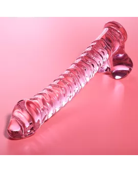 Nebula by Ibiza - Modell 23 Rosa Dildo Borosilikatglas 21,5 cm