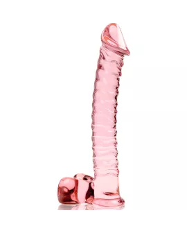 Nebula by Ibiza - Modell 23 Rosa Dildo Borosilikatglas 21,5 cm