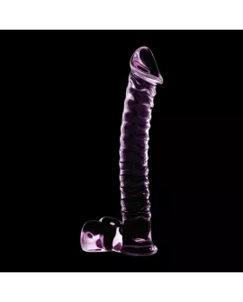 Nebula by Ibiza - Modell 23 Rosa Dildo Borosilikatglas 21,5 cm