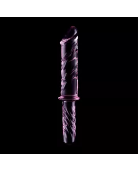 Nebula Series by Ibiza Modell 24 Dildo Borosilikatglas Rosa 28,5 cm - Ø 5 cm