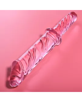 Nebula Series by Ibiza Modell 24 Dildo Borosilikatglas Rosa 28,5 cm - Ø 5 cm