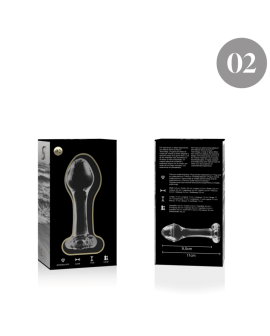 Nebula Series Ibiza Modell 2 - Analplug Borosilikatglas 11cm