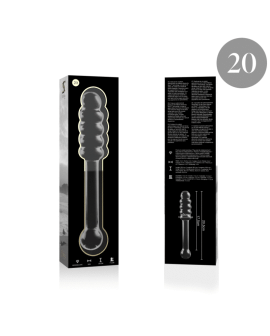 Nebula Series by Ibiza - Modell 20 Dildo Borosilikatglas Klar 20,5 cm