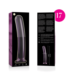 Nebula Series by Ibiza - Modell 17 Dildo Borosilikatglas Rosa 18,5 cm