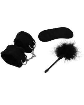 INTENSE - FETISH EROTIKSPIELSET 2 MIT HANDSCHELLEN, BLINDMASKE UND KITZEL