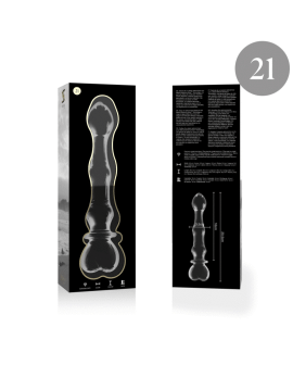Nebula Series by Ibiza - Dildo Modell 21 Glas Klar 20,5 cm