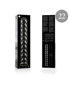 Nebula Series by Ibiza - Modell 22 Borosilikat Dildo 21,5 cm