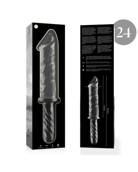 Nebula by Ibiza - Dildo Modell 24 Borosilikatglas 28,5 cm Ø 5 cm