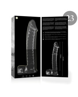 Nebula Series by Ibiza Modell 23 - Dildo Borosilikatglas Klar 21,5 cm Ø 4 cm