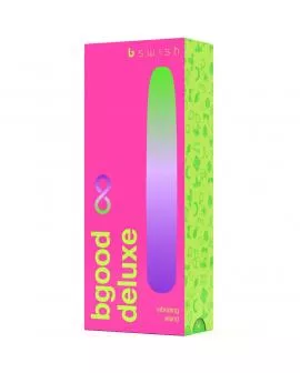 B SWISH - BGOOD INFINITE DELUXE WIEDERAUFLADBARER VIBRATOR BLAUES SILIKON