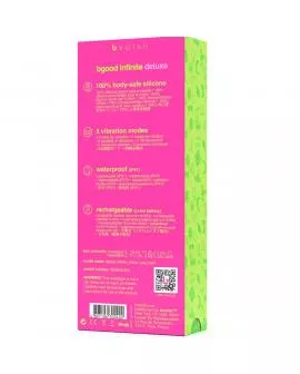 B SWISH - BGOOD INFINITE DELUXE WIEDERAUFLADBARER VIBRATOR BLAUES SILIKON