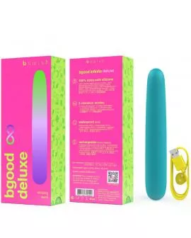 B SWISH - BGOOD INFINITE DELUXE WIEDERAUFLADBARER VIBRATOR BLAUES SILIKON