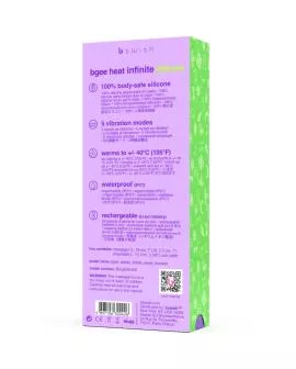 B Swish Bgee Heat Infinite Deluxe Vibrator - Lavendel Silikon